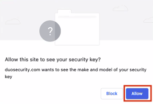 duosecurity.com allow button