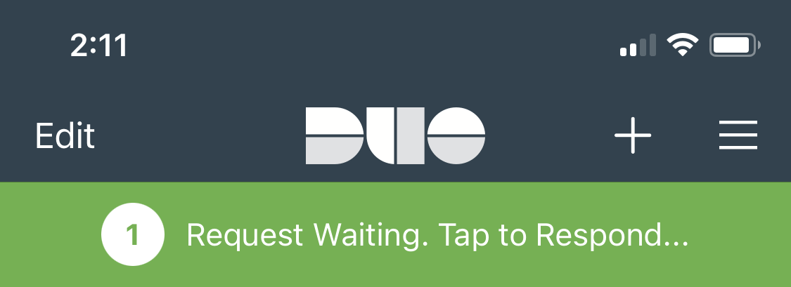 Duo App Request Waiting
