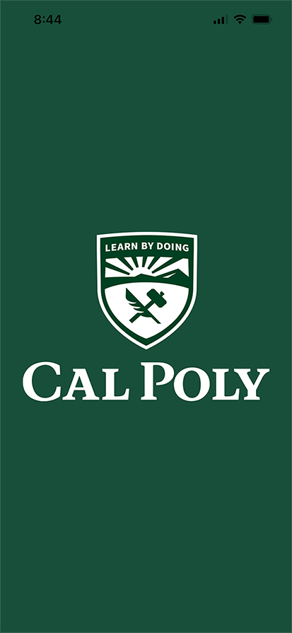 Cal Poly mobile app background screen