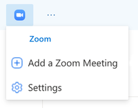 Zoom icon menu.