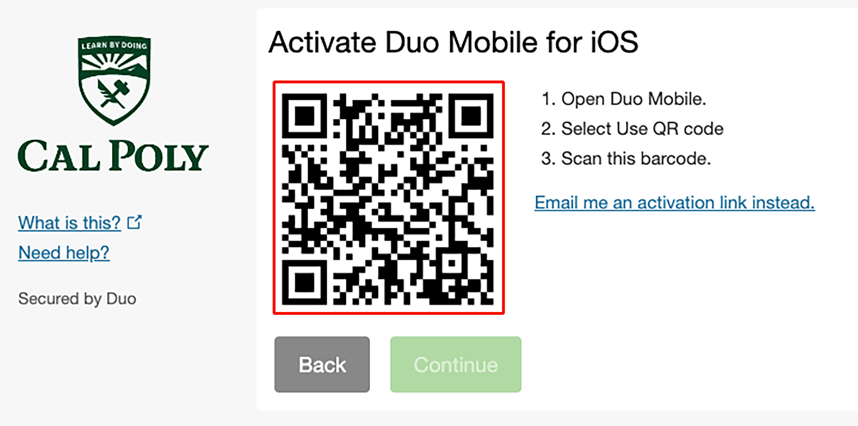 QR code highlighted.