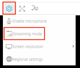 Amazon AppStream Settings Streaming mode 